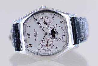 Thumbnail von Patek Philippe Sürekli Takvim Grande Komplikasyon Sürekli Takvim Platin gümüş Kadran Lüks Saat nadir
