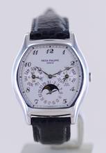 Thumbnail von Patek Philippe Perpetual Calendar Grande Complication Perpetual Calendar Platin silber Zifferblatt Luxusuhr selten