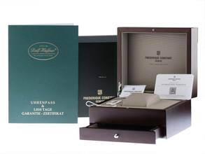Thumbnail von Frederique Constant Manufacture Classic Worldtimer Ref.FC-719BLW3H6 Full Set Neu Manufacture Classic Worldtimer Krokoleder Faltschließe