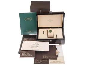Thumbnail von Patek Philippe Nautilus Travel Time Ref.5990/1A-001 2017 Full Set Original unpoliert Nautilus Travel Time