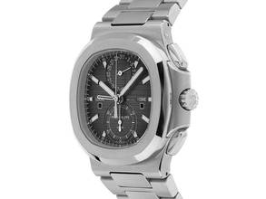 Thumbnail von Patek Philippe Nautilus Travel Time Ref.5990/1A-001 2017 Full Set Original unpoliert Nautilus Travel Time