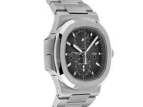 Thumbnail von Patek Philippe Nautilus Travel Time Ref.5990/1A-001 2017 Full Set Original unpoliert Nautilus Travel Time