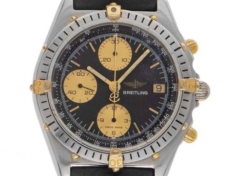  Breitling Chronomat Ref.B13047 1990 original Box sehr gut Vintage Chronomat 