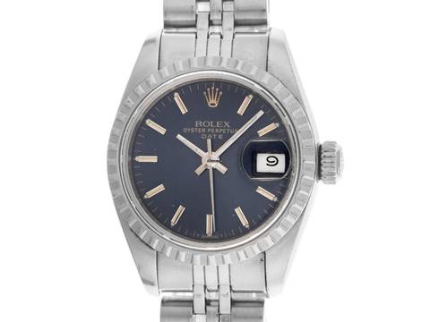 Rolex Oyster Perpetual Lady Date Ref.69240 Bj.1991 Full Set sehr gut Vintage Oyster Perpetual Date open 6/9