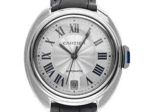 Thumbnail von Cartier Clé de Cartier Ref.WSCL0006 2018 Kutusu ve Açıklaması neredeyse yeni Vintage Cle de Cartier MM Orta Model Krokodil Derisi Katlanır Tokalı