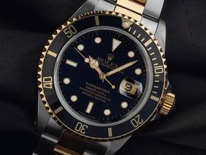 Thumbnail von Rolex Submariner Date Ref.16613 1994 Tam Set çok iyi Vintage Submariner Date düz 4