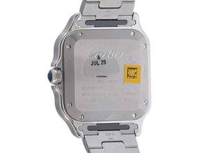 Thumbnail von Cartier Santos Galbée MM orta model Ref.W2SA0016 Yıl: 2026 Tam Set Kullanılmamış Santos Galbée MM orta model