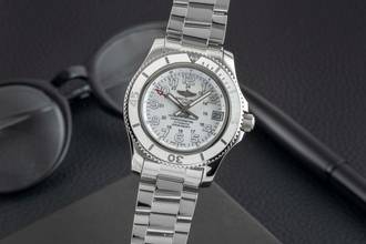 Thumbnail von Breitling Superocean II 36 Stahl Automatik Damenuhr Ref. A17312D21A1A1