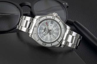 Thumbnail von Breitling Superocean II 36 Stahl Automatik Damenuhr Ref. A17312D21A1A1