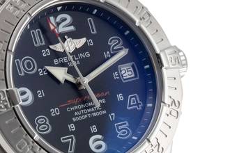 Thumbnail von Breitling Superocean 1500M Chronometer Automatik Ref. A17360 Box & Papiere 2010
