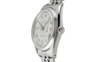 Thumbnail von Rolex Datejust 36 Stahl Automatik Buckley Dial Herrenuhr 1600 Ref. Vintage