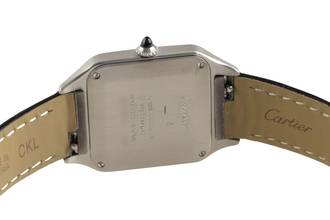 Thumbnail von Cartier Santos Dumont Stahl Quarz Damenuhr Ref. WSSA0023 Box & Papiere 2021