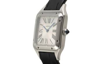 Thumbnail von Cartier Santos Dumont Stahl Quarz Damenuhr Ref. WSSA0023 Box & Papiere 2021