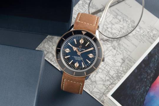  Breitling Superocean Heritage 57 Stahl / Gold Automatik Ref. U10370121B1X1 B&P 