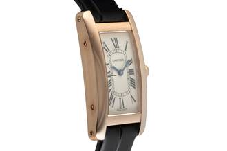 Thumbnail von Cartier Tank Américaine 18k Rotgold Quarz Damenuhr Ref. W2607456 Papiere 2018