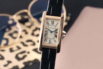 Thumbnail von Cartier Tank Américaine 18k Rotgold Quarz Damenuhr Ref. W2607456 Papiere 2018