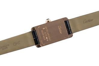 Thumbnail von Cartier Tank Américaine 18k Rotgold Quarz Damenuhr Ref. W2607456 Papiere 2018