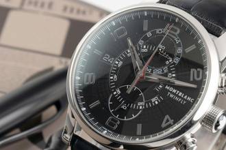 Thumbnail von Montblanc Timewalker TwinFly Chronograph Çelik Otomatik Ref. 105077 7175 B&P