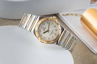 Thumbnail von Omega Constellation Ladies Stahl / Gold Quarz Damenuhr Ref. 1371.71.00