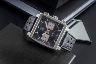 Thumbnail von TAG Heuer Monaco Calibre 12 Chronograph Otomatik Çelik Erkekler Ref. CAW2114 B&P 2010
