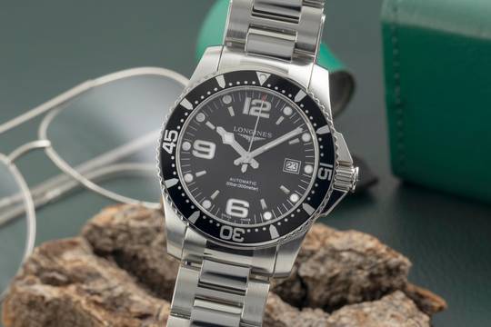  Longines HydroConquest Hydro Conquest Stahl Automatik Ref. L3.742.4.56.6 B&P 2022 