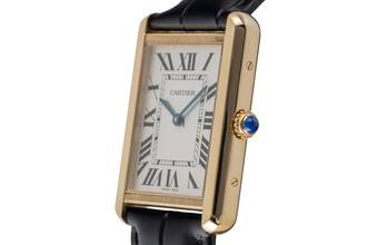 Thumbnail von Cartier Tank Solo 18K (0,750) Sarı Altın Unisex Quartz Ref. W5200004 Belgeler 2018