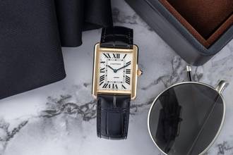 Thumbnail von Cartier Tank Solo 18K (0,750) Sarı Altın Unisex Quartz Ref. W5200004 Belgeler 2018