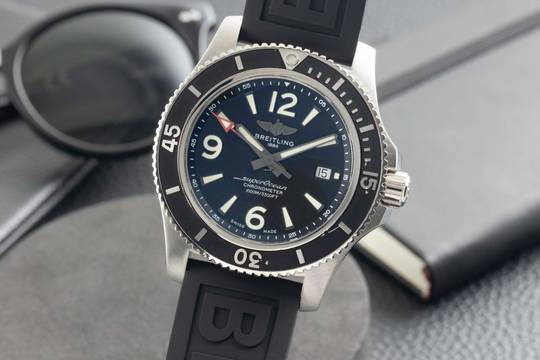  Breitling Superocean 44 Edelstahl Automatik Herren Ref. A17367D71B1A1 B&P 