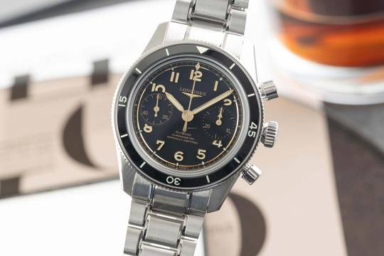  Longines Spirit Chronograph Stahl Handaufzug Herrenuhr Ref. L3.721.4.53.6 