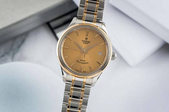  Tudor Style Stahl / Gold Automatik unisex Ref. 12303 Klassiker 