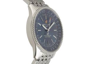 Thumbnail von Breitling Navitimer 35 Blue Stahl Automatik Ref. A17395161C1A1 B&P