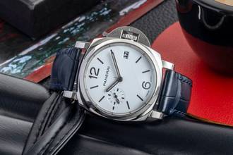 Thumbnail von Panerai Luminor Due Luna Stahl Automatik Herrenuhr Ref. PAM01306 B&P 2023