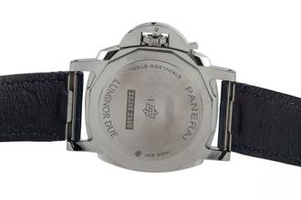 Thumbnail von Panerai Luminor Due Luna Stahl Automatik Herrenuhr Ref. PAM01306 B&P 2023