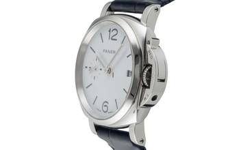 Thumbnail von Panerai Luminor Due Luna Stahl Automatik Herrenuhr Ref. PAM01306 B&P 2023