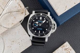 Thumbnail von Panerai Luminor Submersible Çelik Otomatik Erkek Saatı PAM00683 B&P