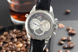 Thumbnail von Omega De Ville Co-Axial Chronograph Rattrapante Stahl Automatik Herrenuhr 4848.40.31