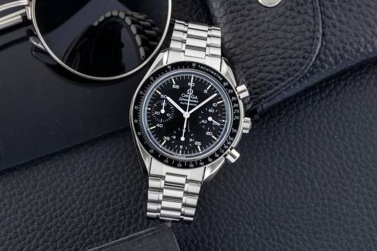 Omega Speedmaster Reduced Chronograph Stahl Automatik Ref. 3510.50.00 Klassiker 
