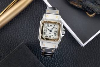 Thumbnail von Cartier Santos Lady Çelik / Altın Otomatik Kadın Saat Ref. 82036283 B&P 1999