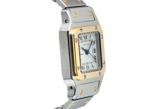 Thumbnail von Cartier Santos Lady Çelik / Altın Otomatik Kadın Saat Ref. 82036283 B&P 1999