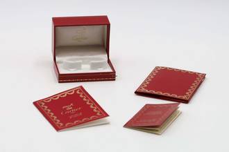 Thumbnail von Cartier 21 Must de Cartier XL Stahl / vergoldet Quarz Ref. 9011 Box & Papiere