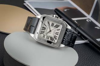 Thumbnail von Cartier Santos 100 XL Stahl Automatik Herrenuhr Ref. W20073X8 2656
