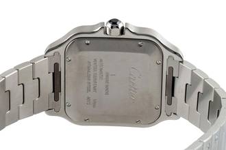 Thumbnail von Cartier Santos Large Blue Stahl Automatik Herrenuhr Ref. WSSA0030