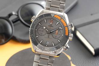 Thumbnail von Omega Seamaster Planet Ocean Chronograph Titan 215.90.46.51.99.001 B&P 2020