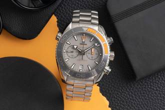 Thumbnail von Omega Seamaster Planet Ocean Chronograph Titan 215.90.46.51.99.001 B&P 2020