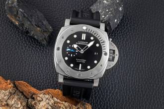 Thumbnail von Panerai Submersible Titan 47mm Automatik Herrenuhr Ref. PAM01305 B&P 2017