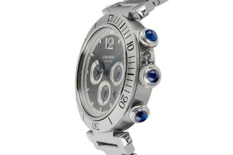 Thumbnail von Cartier Pasha Chronograph Çelik Otomatik Erkek Saatı Ref. WSPA0027 Kutu & Belgeler