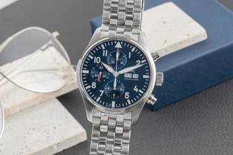 Thumbnail von IWC Pilot Saatleri Chronograph Pilot Chronograph Le Petit Prince Otomatik Çelik Ref IW377717 Kutu ve Belgeler