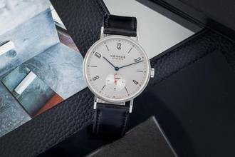 Thumbnail von NOMOS Tangente Neomatik 39 Silvercut Çelik Otomatik Erkek Saat Ref. 141 B&P 2018