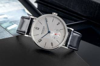 Thumbnail von NOMOS Tangente Neomatik 39 Silvercut Çelik Otomatik Erkek Saat Ref. 141 B&P 2018