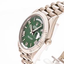 Thumbnail von Rolex Day-Date 40 Whitegold Green – 228239 – like NEW – 12/2021 Full Set